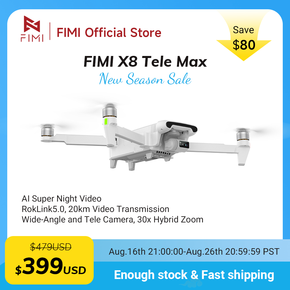 Drone Thermal Imaging - Nouveau drone FIMI X8 Tele Max
