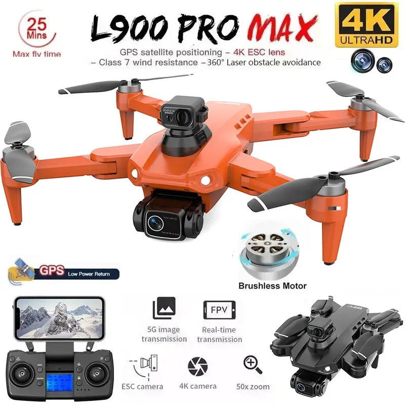 Drone Mapping - Drone GPS L900 Pro MAX 4K
