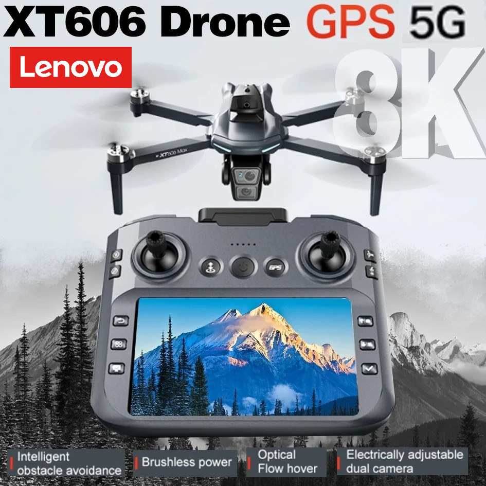 Drone Surveying - Drone professionnel Lenovo XT606 avec caméra
