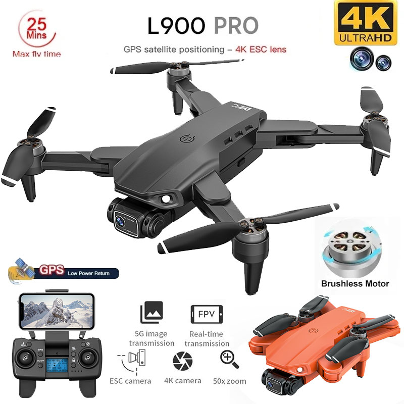 Drone Mapping - L900 Pro GPS Drone 4K professionnel