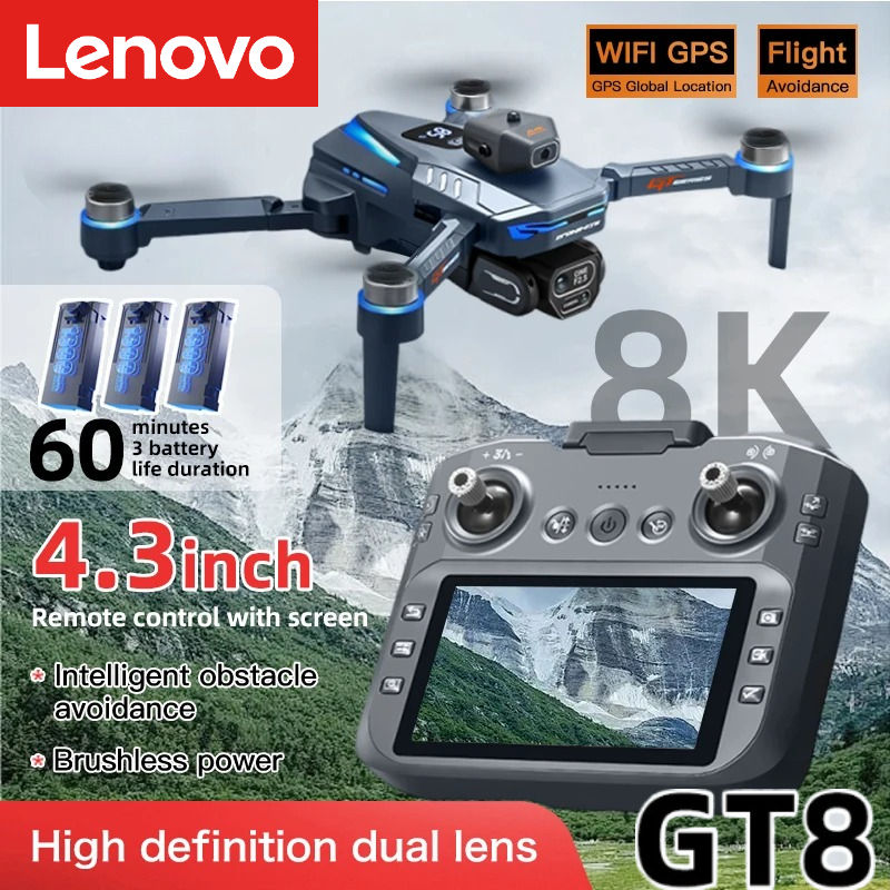 Drone Surveying - Drone Lenovo GT8 8K Professionnel avec