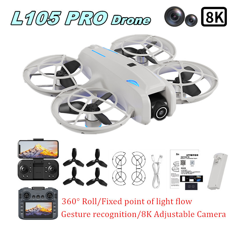 Drone Cinematic - Drone L105 PRO Duel avec objectif
