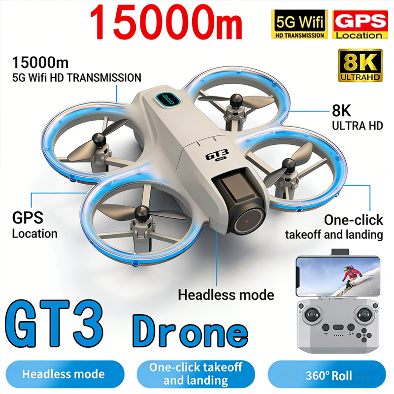 Nouveau Drone GT3 MAX 8K HD ph - Drone Video Production avis et prix