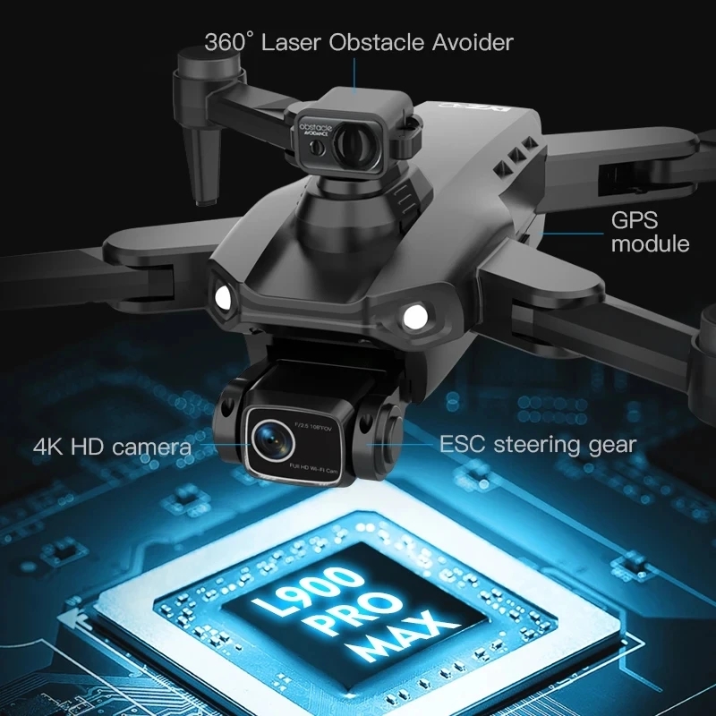 Drone GPS L900 Pro MAX 4K prof - Drone Mapping avis et prix