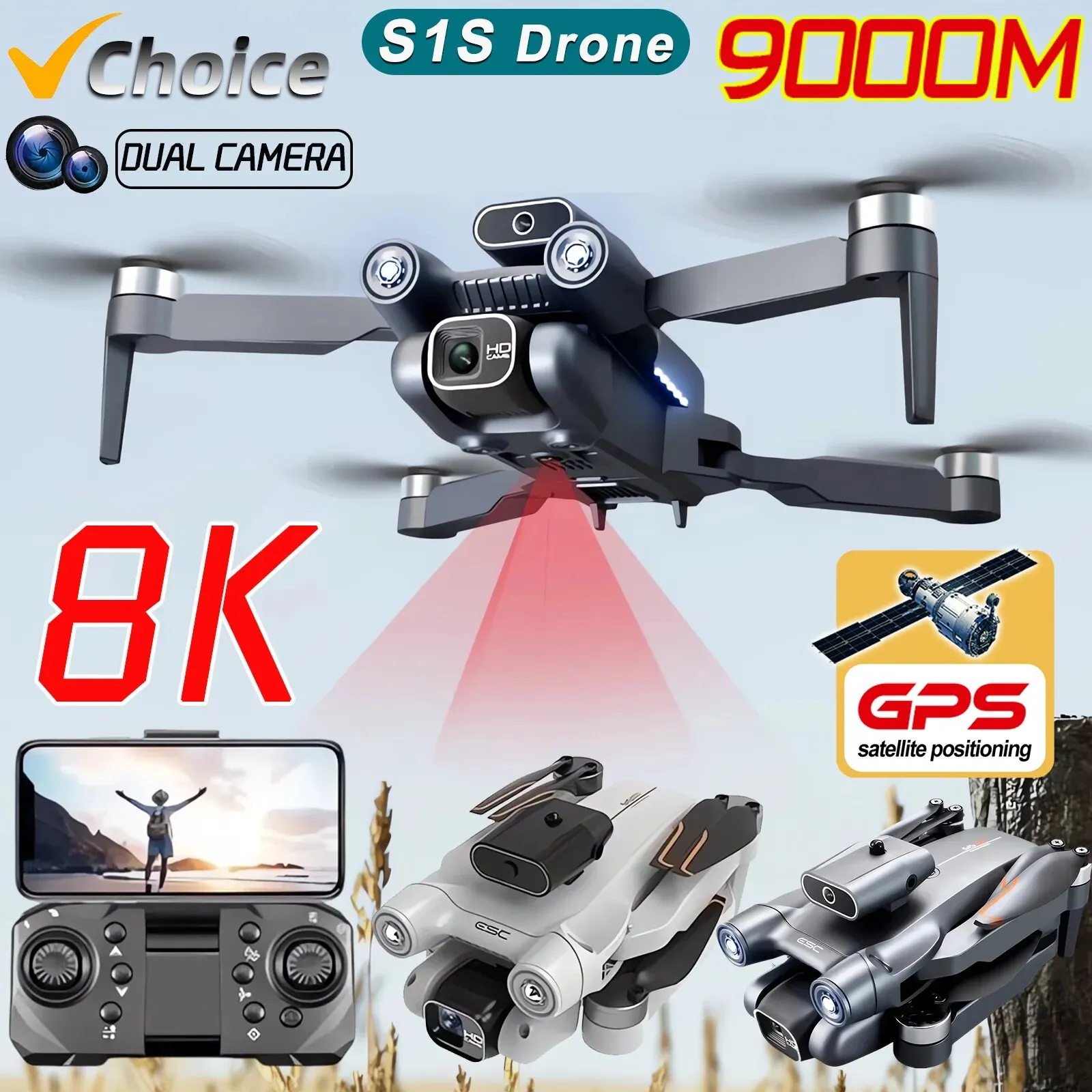S1S 5G GPS Drone Caméra 8K, Mo - Drone Mapping avis et prix
