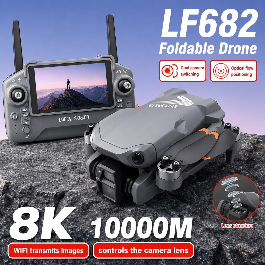 Drone photo aérien LF682 8K HD - Drone Mapping avis et prix